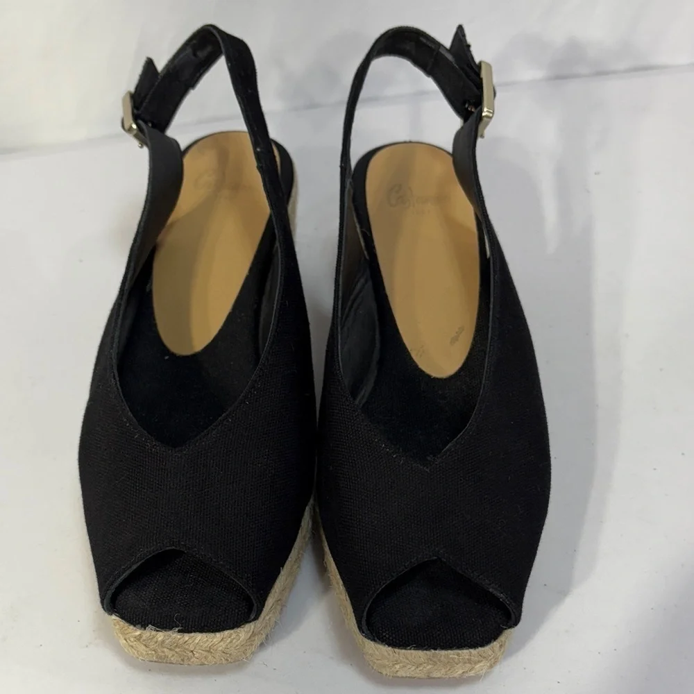 🦤Castaner sling back Espadrille Wedges